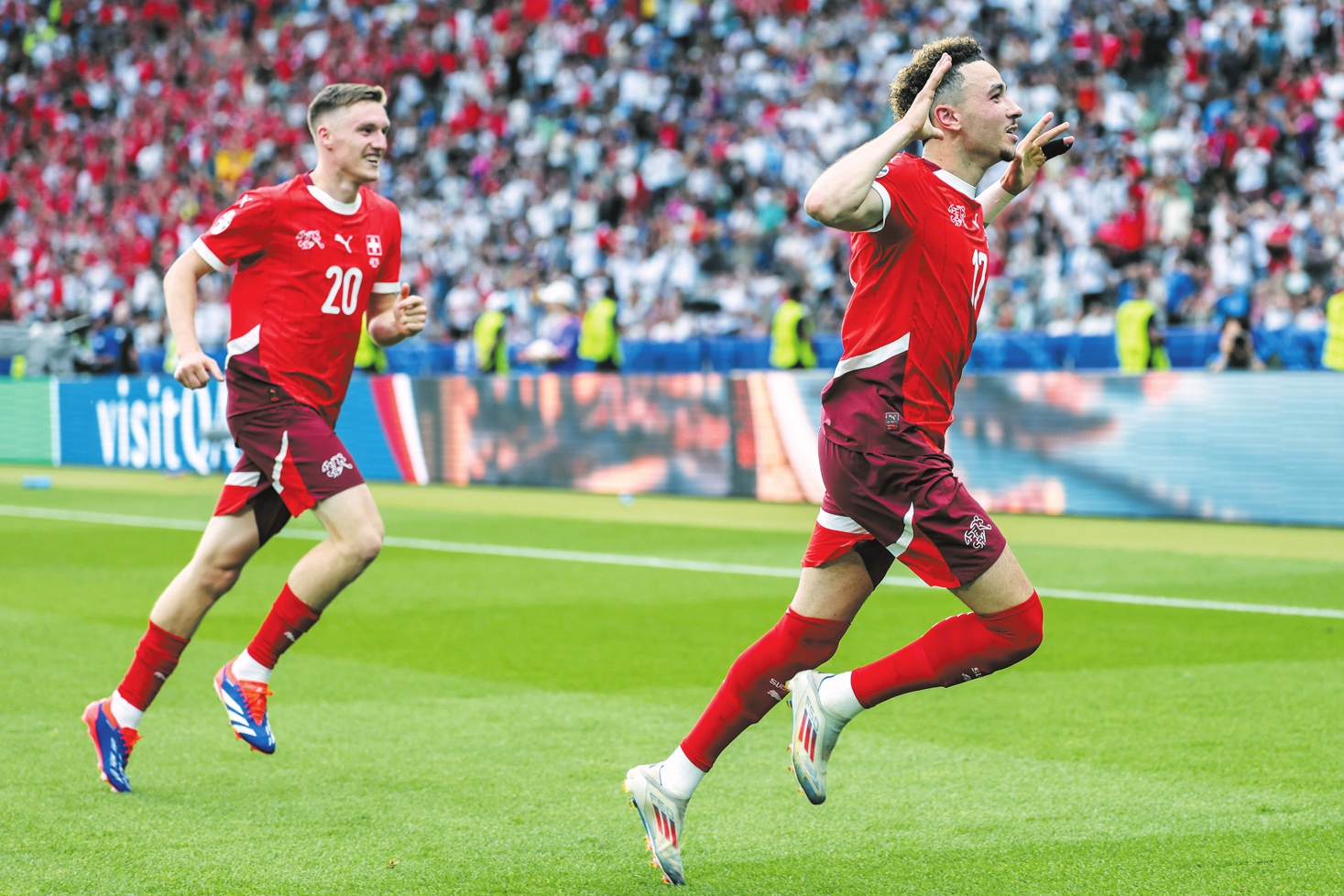 瑞士迎战意大利，备战欧洲杯